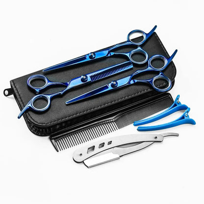 Pro Haircutting Scissors Set - 6'' Shears & Styling Tools