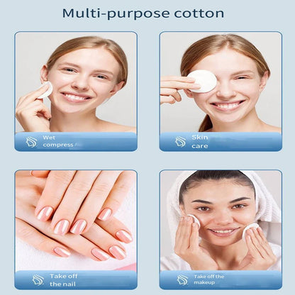 50/100pcs Portable Soft Cotton Cleansing Pads