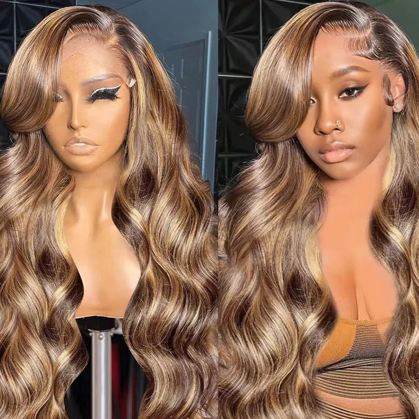 Honey Blonde Body Wave 360 Lace Front Wig