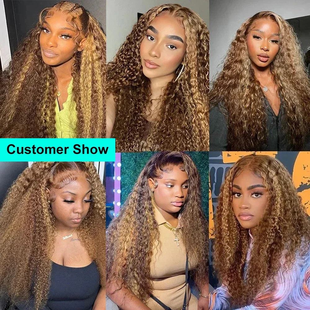 Curly Lace Front Human Hair Wig