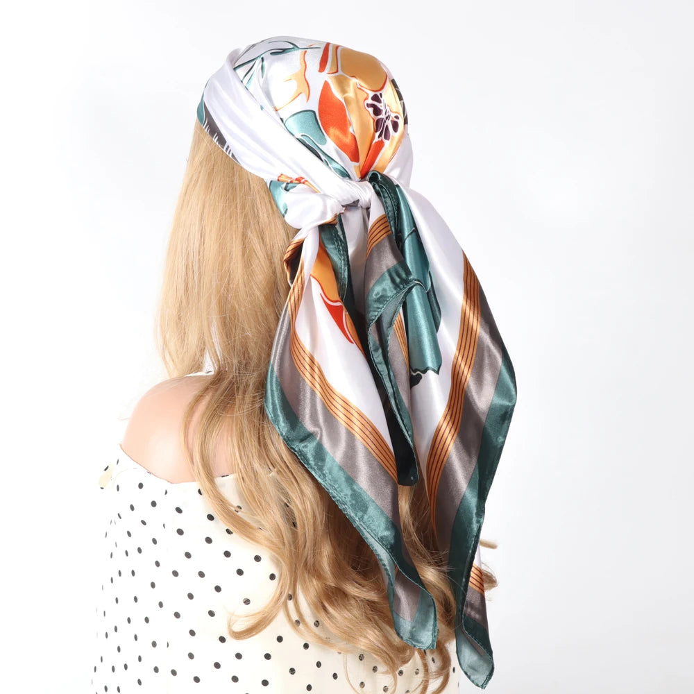 Silk Designer Scarf and Headwrap