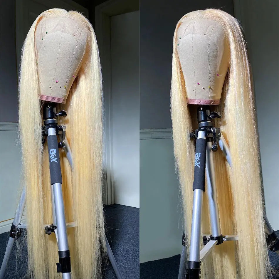 Blonde 613 Lace Front Wig – HD, Pre-Plucked, Dyeable