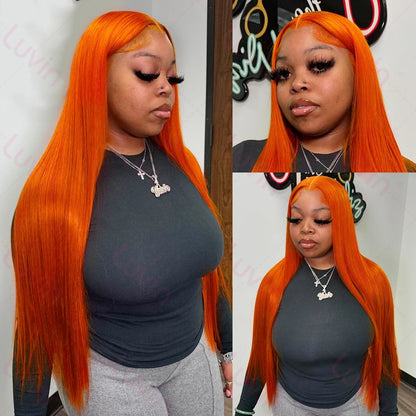 Luvin Ginger Orange Lace Front Wig – HD, Pre-Plucked