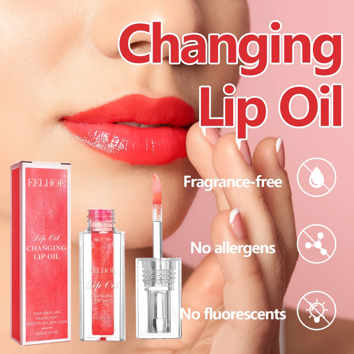 Magic Color Changing Lip Plumping Gloss