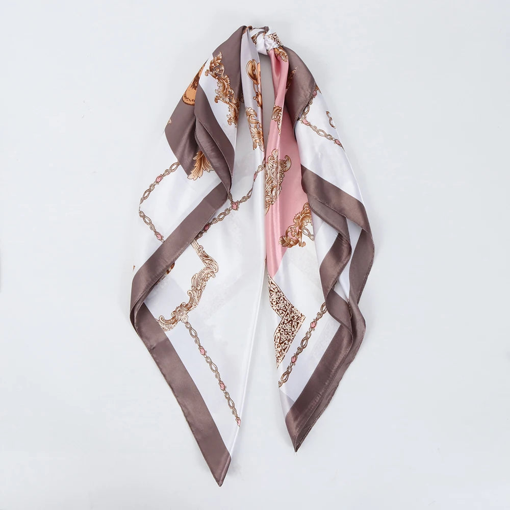 Silk Designer Scarf and Headwrap