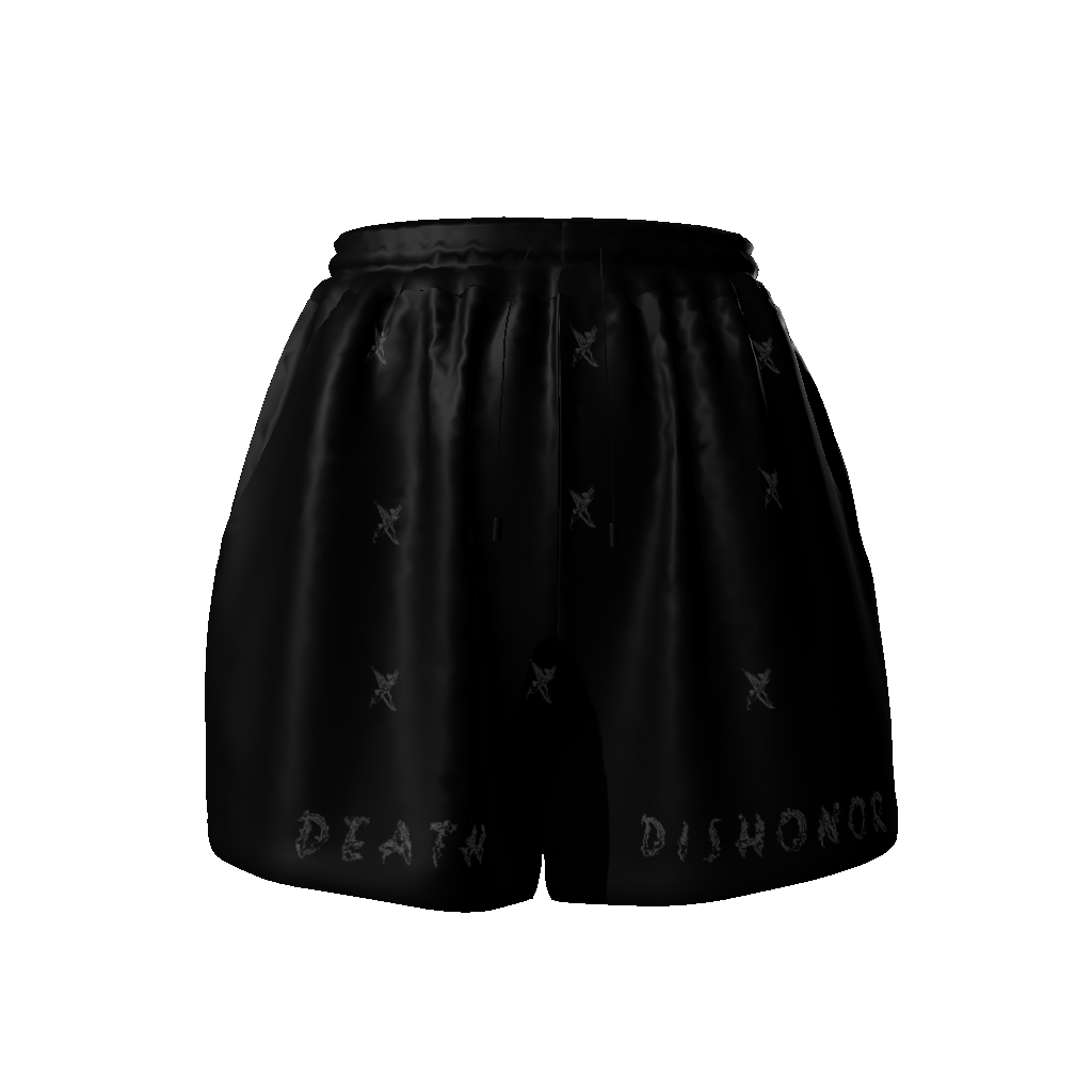 Death B4 Dishonor (Womens) Boyshorts "Judged By None Of None"